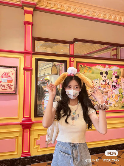Disney｜Cookie安饼饼/可琦安毛绒大耳朵发箍