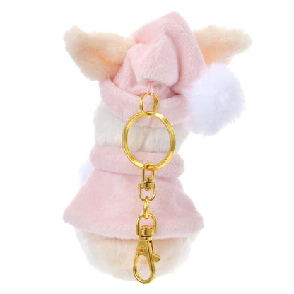 Disney迪士尼｜Plush Mascot Keychain - White Pooh Fruit Latte Color东迪冬日限定水果拿铁色睡衣睡帽斗篷系列可爱角色毛绒挂件/包挂｜约高 16.5 x 宽 10 x 深 9cm