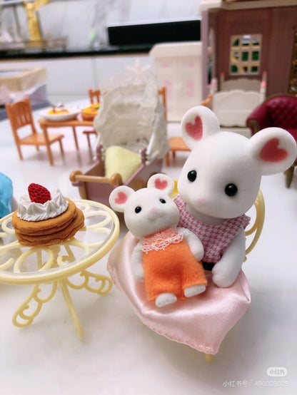 SylvanianFamilies｜Marshmallow Mouse Baby Doll