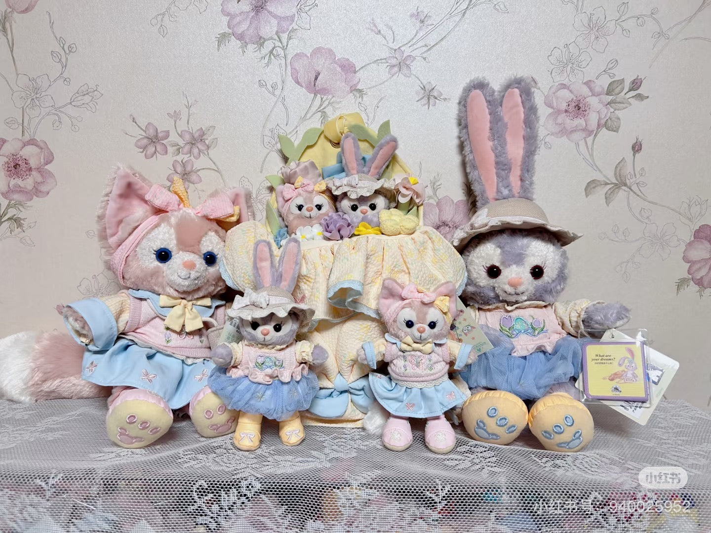 Disney SH｜2025 Spring Collection Duffy and friends Plush Dolls keychain/ Mascot holder