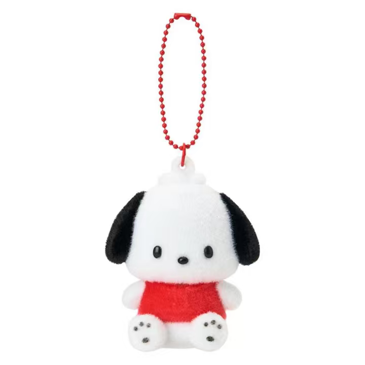 Sanrio｜Flocked Figure Keychain/Keyring｜5×4.5×7cm approx.