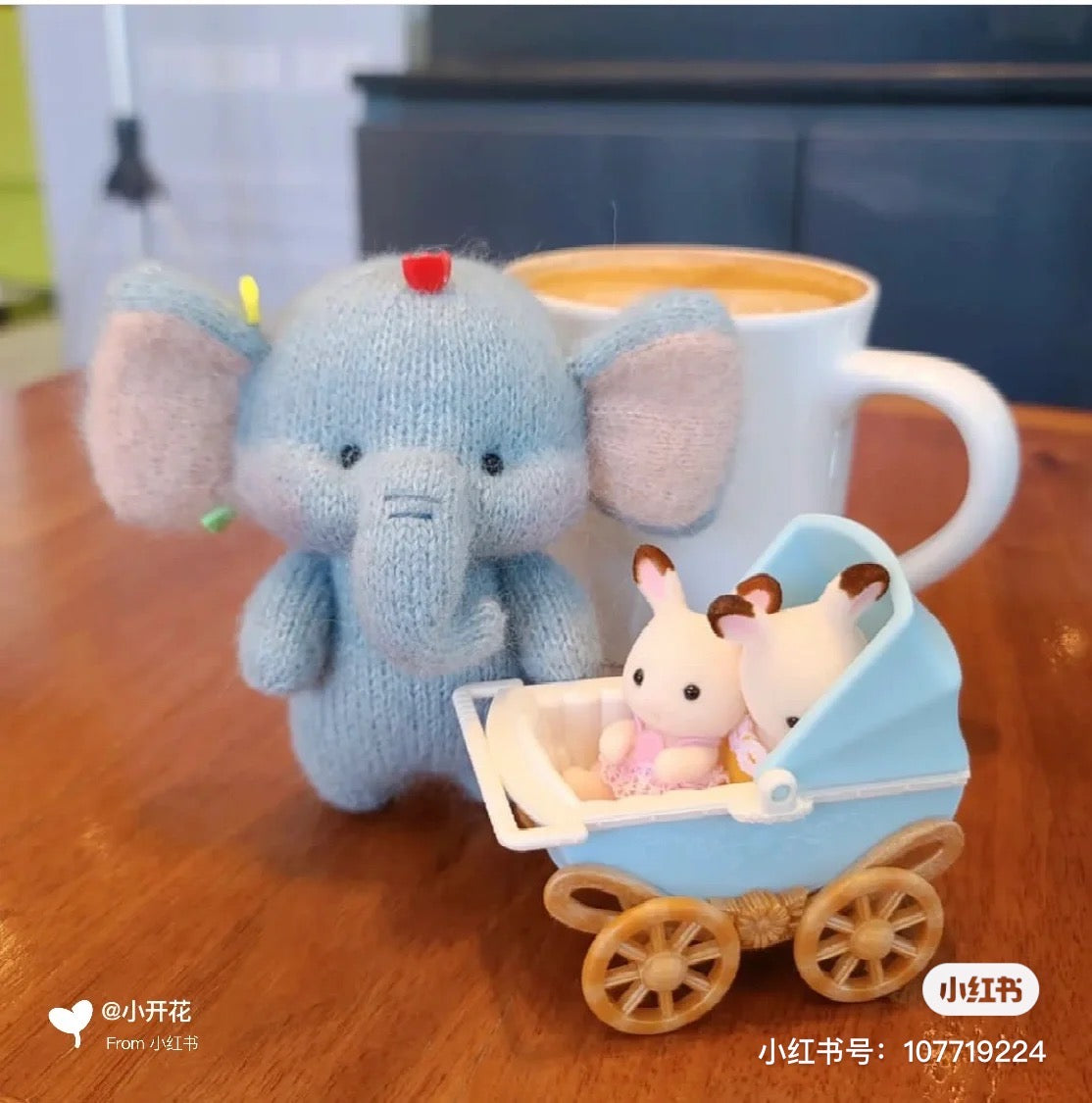 SylvanianFamilies森贝儿家族｜Chocolate Rabbit Twins Set巧克力兔双胞胎婴儿车系列/套组/玩具/过家家5432