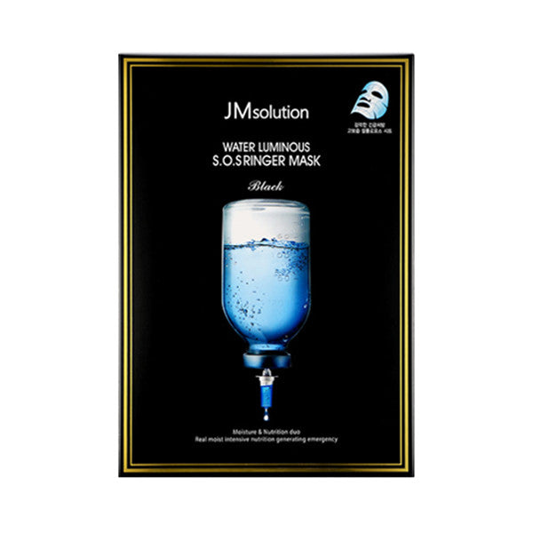 JM Solution｜WATER LUMINOUS S.O.S RINGER MASK PACK深水炸弹急救针剂面膜/急救补水/嫩白｜10片