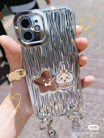 Chiikawa 吉伊卡哇｜魔法少女爱心镜面贴纸盲盒/手机贴｜1枚入