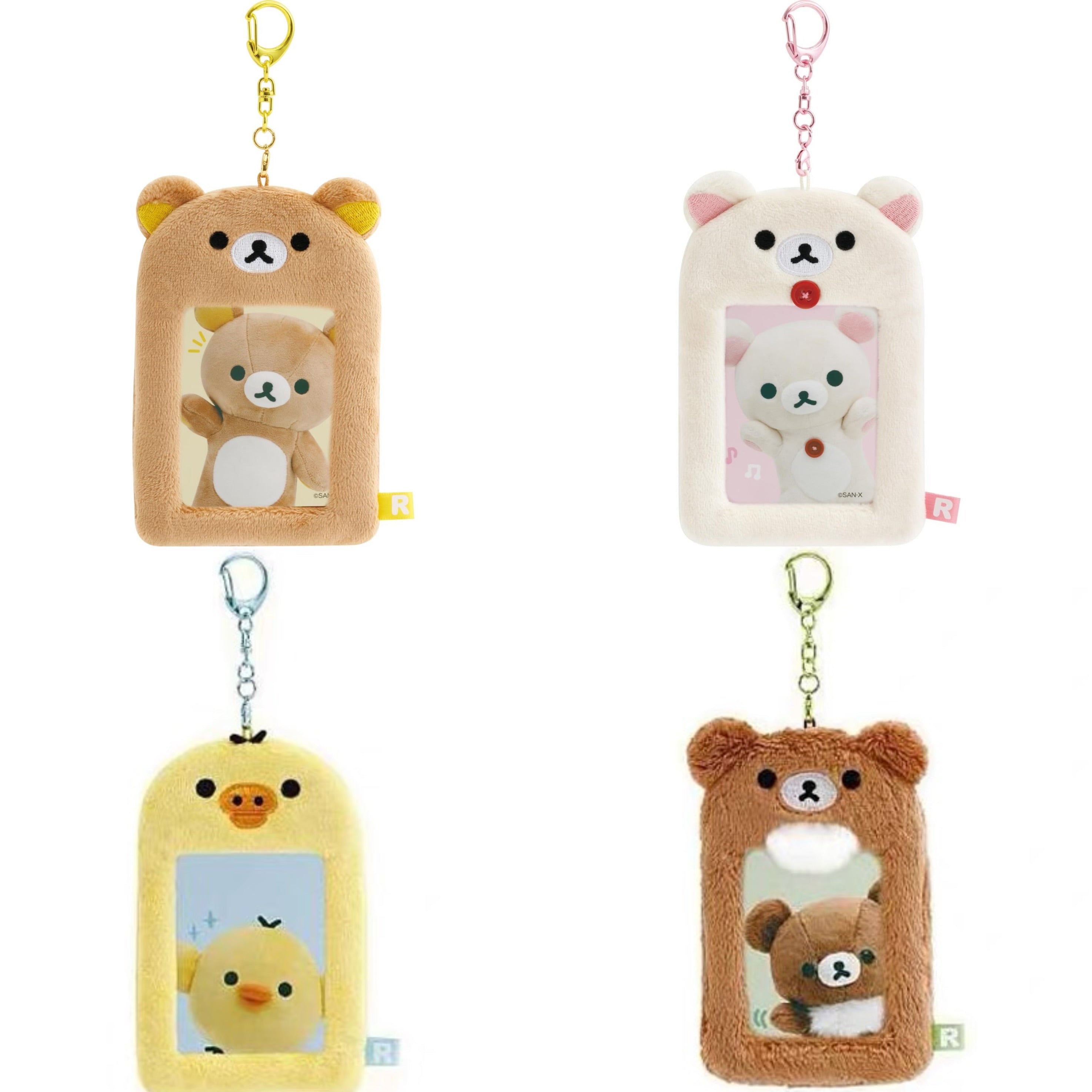 Rilakkuma｜Fluffy Photo Keychain｜125×80×15mm approx.