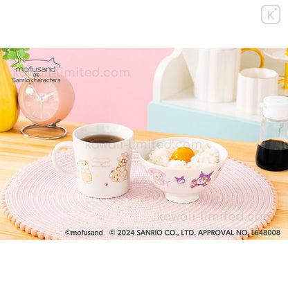Mofusand｜Sanrio × Mofusand Tea Bowl｜Φ125×60mm approx.