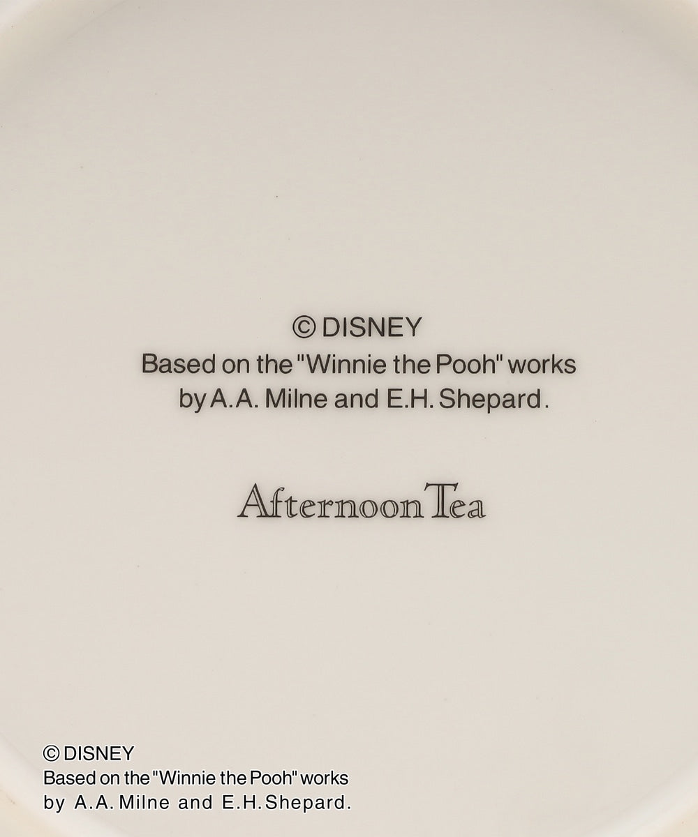 Disney｜噗噗小熊维尼Afternoon Tea联名限定日本制s号圆盘/可洗碗机/可微波炉/不可烤箱｜高さ2.3cm/直径23.5cm