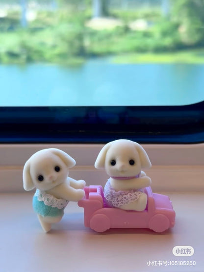 SylvanianFamilies｜Flora Rabbit Twins-5737