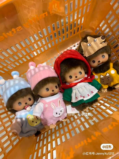 Monchhichi｜Babychhichi Revival Dress Plush Dolls/Plush Toy｜H16 x W11 x D7cm approx.