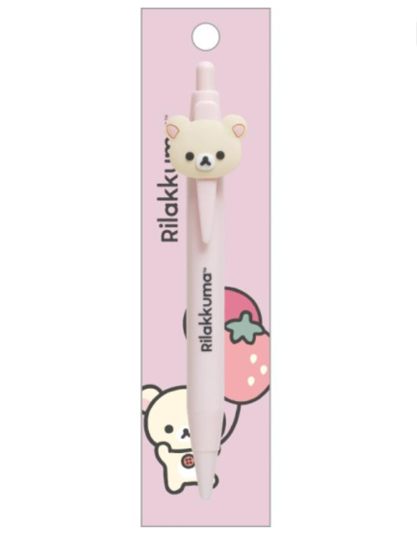 Rilakkuma轻松熊｜San-X Mascot Ball Pen - Kiiroitori / Basic Rilakkuma Favorite Things最爱的东西系列可爱角色圆珠笔｜芯0.7mm