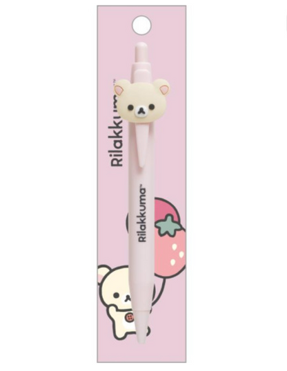 Rilakkuma轻松熊｜San-X Mascot Ball Pen - Kiiroitori / Basic Rilakkuma Favorite Things最爱的东西系列可爱角色圆珠笔｜芯0.7mm