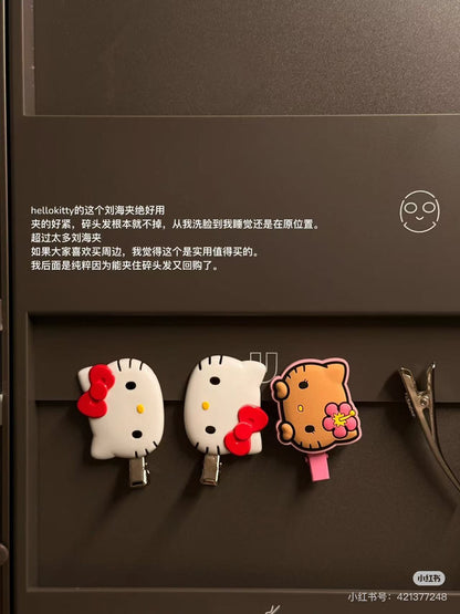 Sanrio｜Hello Kitty Bangs Hair Clips｜2 piece