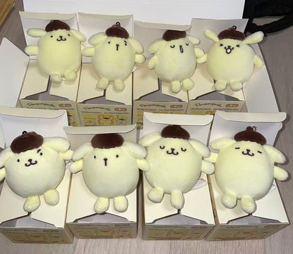 Sanrio｜Pompompurin EMOTION Plush Keychain mystery bag/blind box/All 8 types｜1pcs