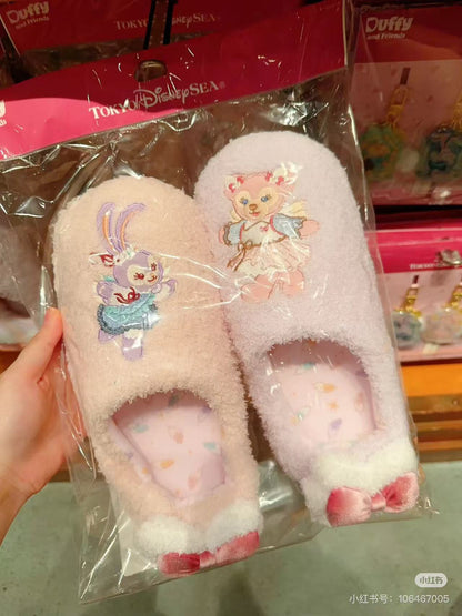Disney｜Duffy &amp; Friends&quot;Wishing Wings&quot; Collection StellaLou &amp; ShellieMay Room Shoes｜22.5 - 24.5 cm
