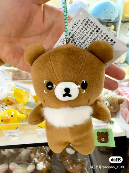 Rilakkuma｜Mochimochi Mascot Holder /Plush Keychain｜120×95×55mm approx.