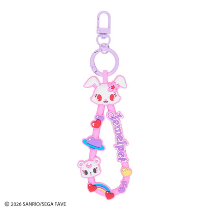 Sanrio｜Character Grand Prix 1st Edition Rubber Cord Keychain/Keyring｜ W4.5 x D1 x H11cm approx.
