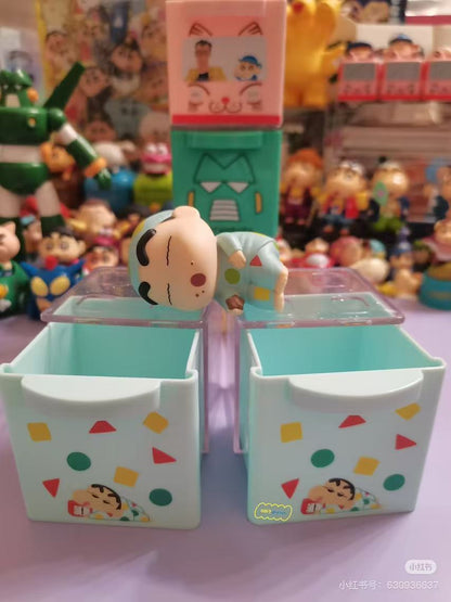 Crayon shin-chan｜BANDAI CUCASE Case Collection mystery bag/blind box/All 12 types｜1pcs
