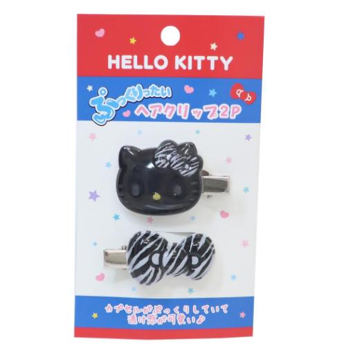 Sanrio｜Hello Kitty Puffy Hair Clips｜H32 x W47 x D9mm approx.