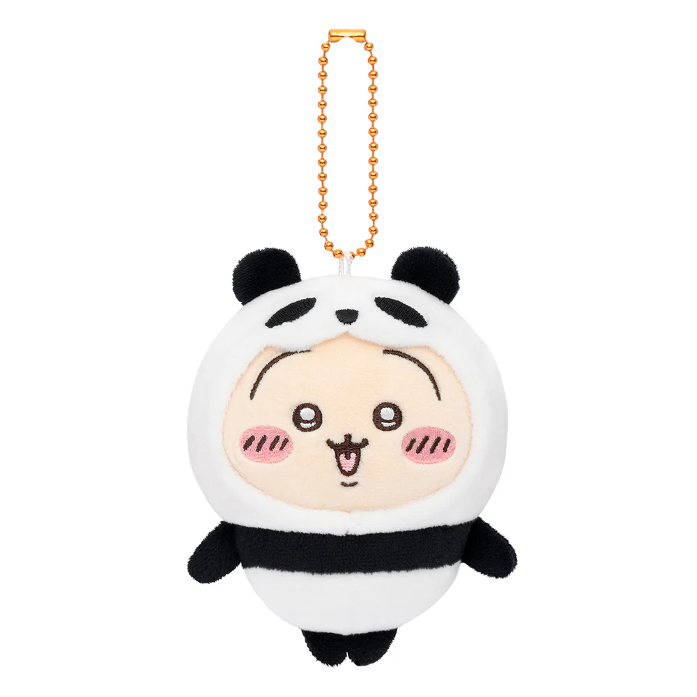 Chiikawa 吉伊卡哇｜Panda Mascot熊猫毛绒玩偶挂件/包挂｜约H110×W85×D40mm