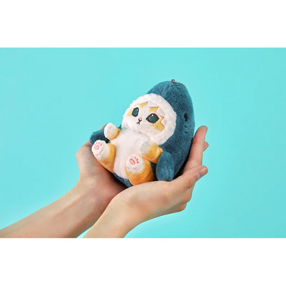 Mofusand｜ Potopeto Shark Nyan Mascot keychain｜ H130 x W110 x D130mm approx.