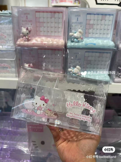 Sanrio｜Relaxing Cosmetic Desk Organize｜17×9.3×10cm approx.