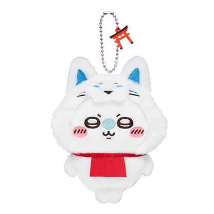 Chiikawa｜Fushimi Inari Mascot Holder /Plush Keychain｜H140 x W85 x D70mm approx.