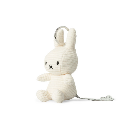 Miffy｜ECO Corduroy Mascot Holder /Plush Keychain｜10 cm – 4″ approx.