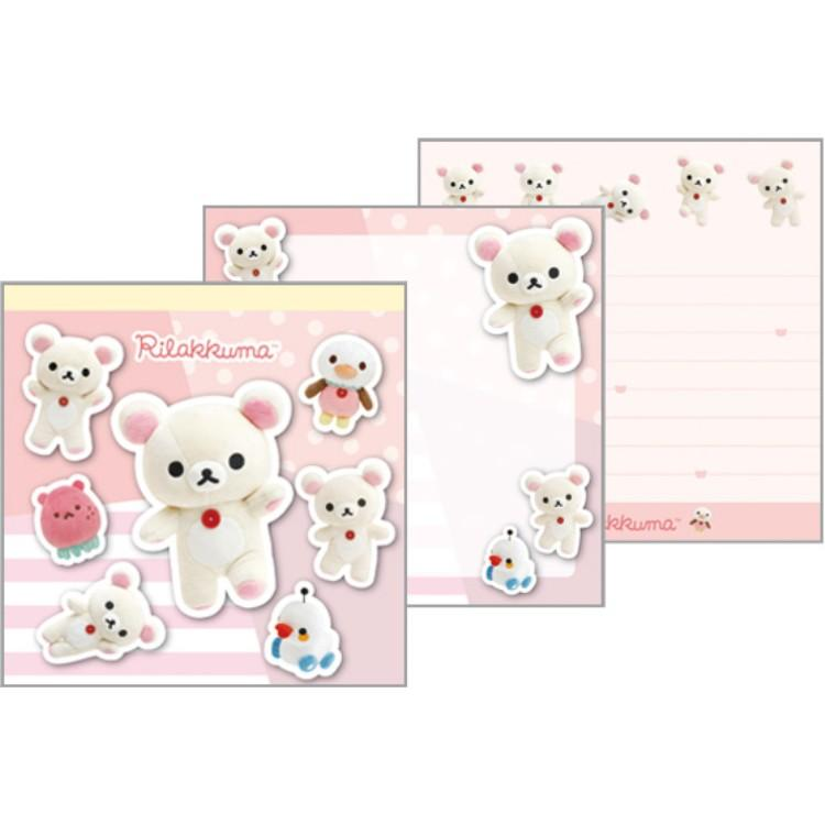 Rilakkuma｜ Memo Plushie Photo Series Vol. 2 Memo Pad Mini Memo Square mystery bag/blind box/All 24 types｜1pc（副本）