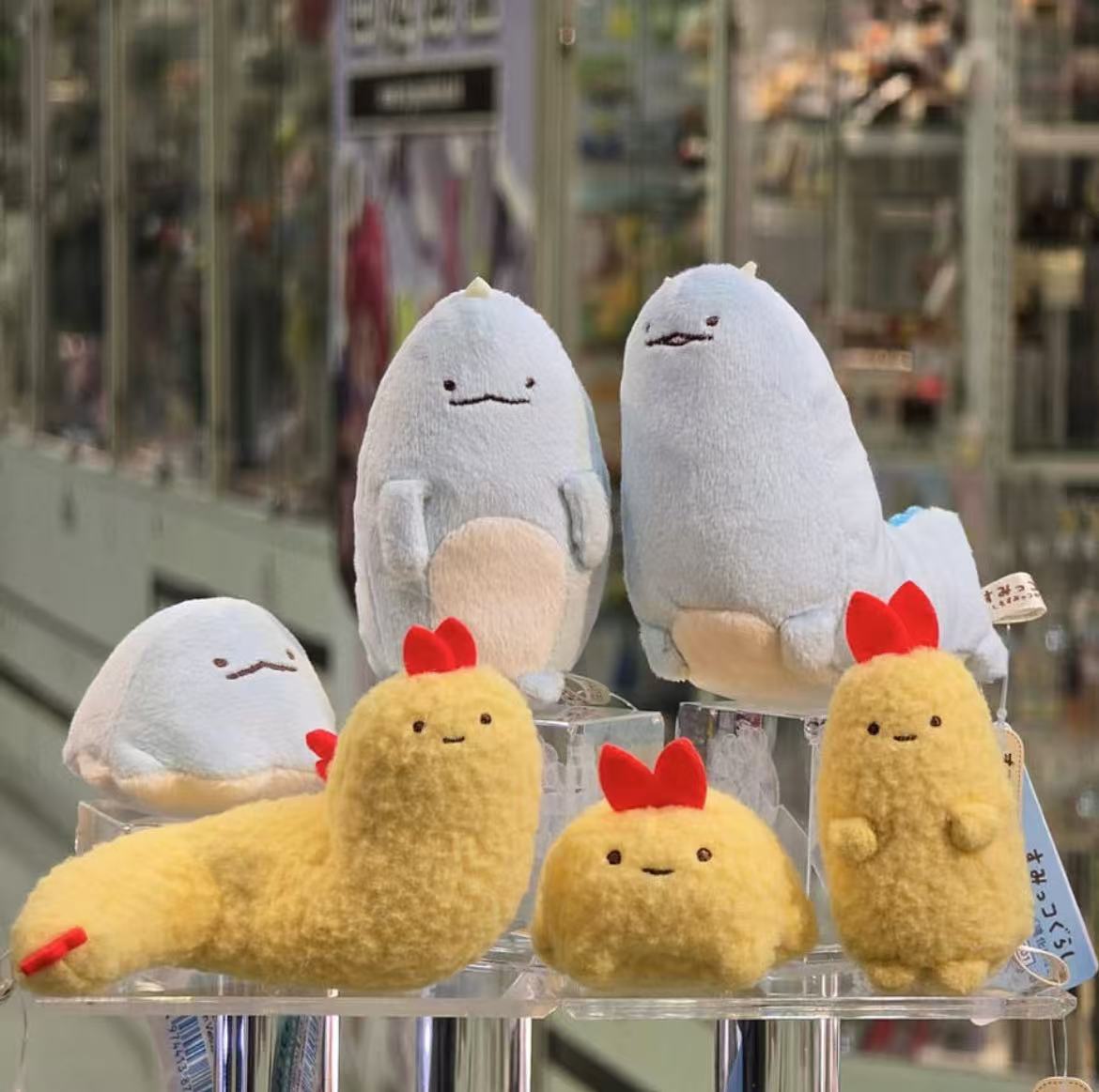 Sumikko gurashi｜What if Evolved Ebifurai no Shippo Fried Shrimp Tail Plush Dolls/Plush Toy｜S120×60×90mm approx.