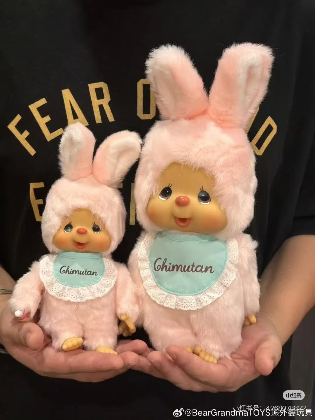 Monchhichi｜Chimutan Bunny Standard Plush Dolls/Plush Toy｜M/H34 x W14.5 x D10 cm approx.
