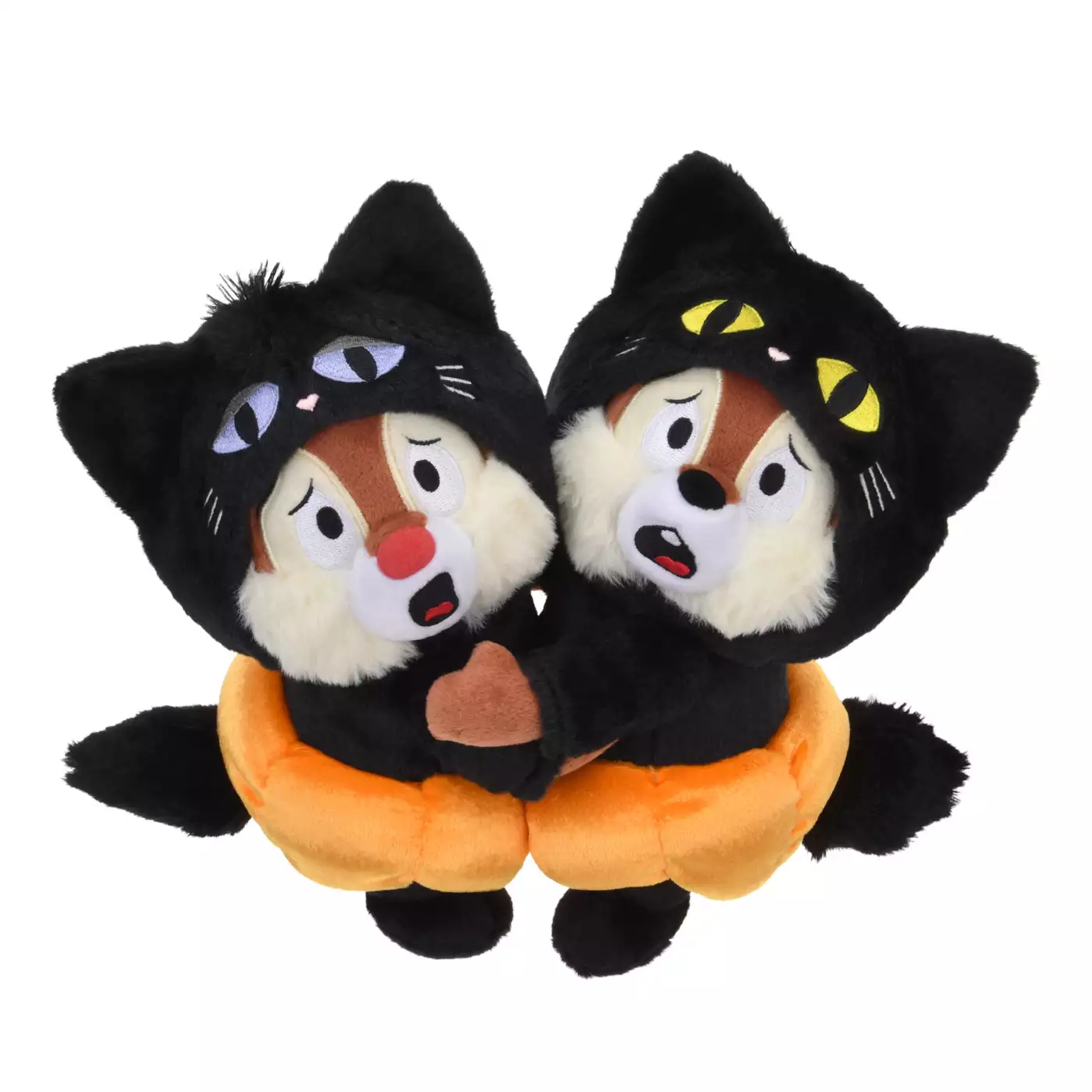 Disney｜Halloween Costume Black Cat Pumpkin Chip &amp; DalePlush Dolls/Plush Toy｜23×27.5×12.5cm approx.