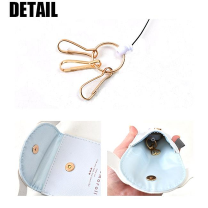 Sanrio｜Secure Key Case with Reel Magnetic Closure Reflective Tag ｜12.5cm x 7.8cm approx.