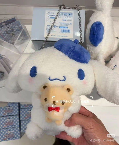 Sanrio｜Cinnamoroll Plush Toy Shoulder Bag｜34 x 11 x 22cm approx.