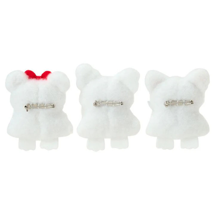 Sanrio｜Hanamaruobake Together with Friends Mascot Brooch Set｜5×4×8cm approx.