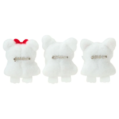 Sanrio｜Hanamaruobake Together with Friends Mascot Brooch Set｜5×4×8cm approx.