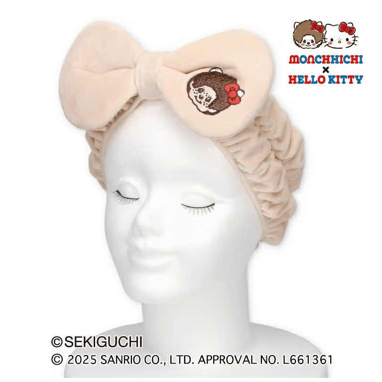 Monchhichi｜Hello Kitty Hairband｜H11 x W21 x D4cm approx.