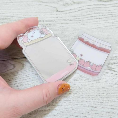 SNOOPY｜PEANUTS Hand Mirror Card｜64x76x1mm approx.