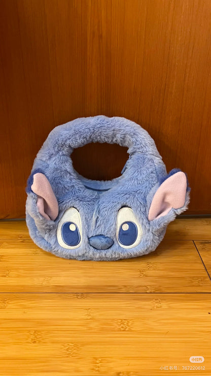 Disney SH｜萌动秋日毛茸茸大脸手提包/软绵绵超好摸