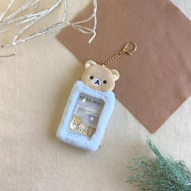 Rilakkuma｜Fluffy Photo Keychain｜150×90×15mm approx.