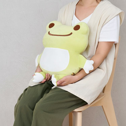 Pickles Frog｜Cushion Plush Dolls/Plush Toy｜H31 x W29 x D11cm approx.