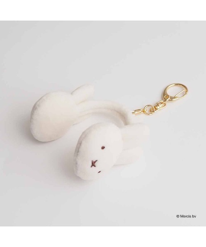Miffy｜BRUNA WINTER ACCESSORYS Mini Earmuff Plush Keychain｜78 x 65 mm approx.