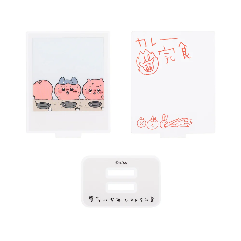 Chiikawa 吉伊卡哇｜餐厅限定系列辣咖喱立牌｜约H67 x W63 x D45mm