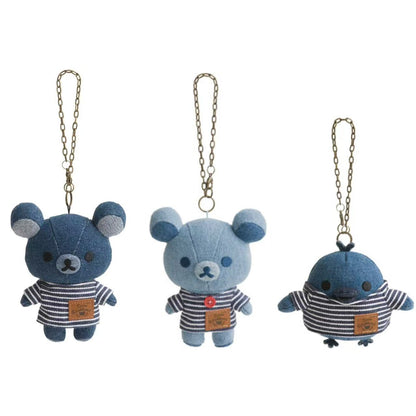 【limit 1】Rilakkuma｜Kurashiki Denim House Mascot Holder /Plush Keychain｜125×105×55mm approx.