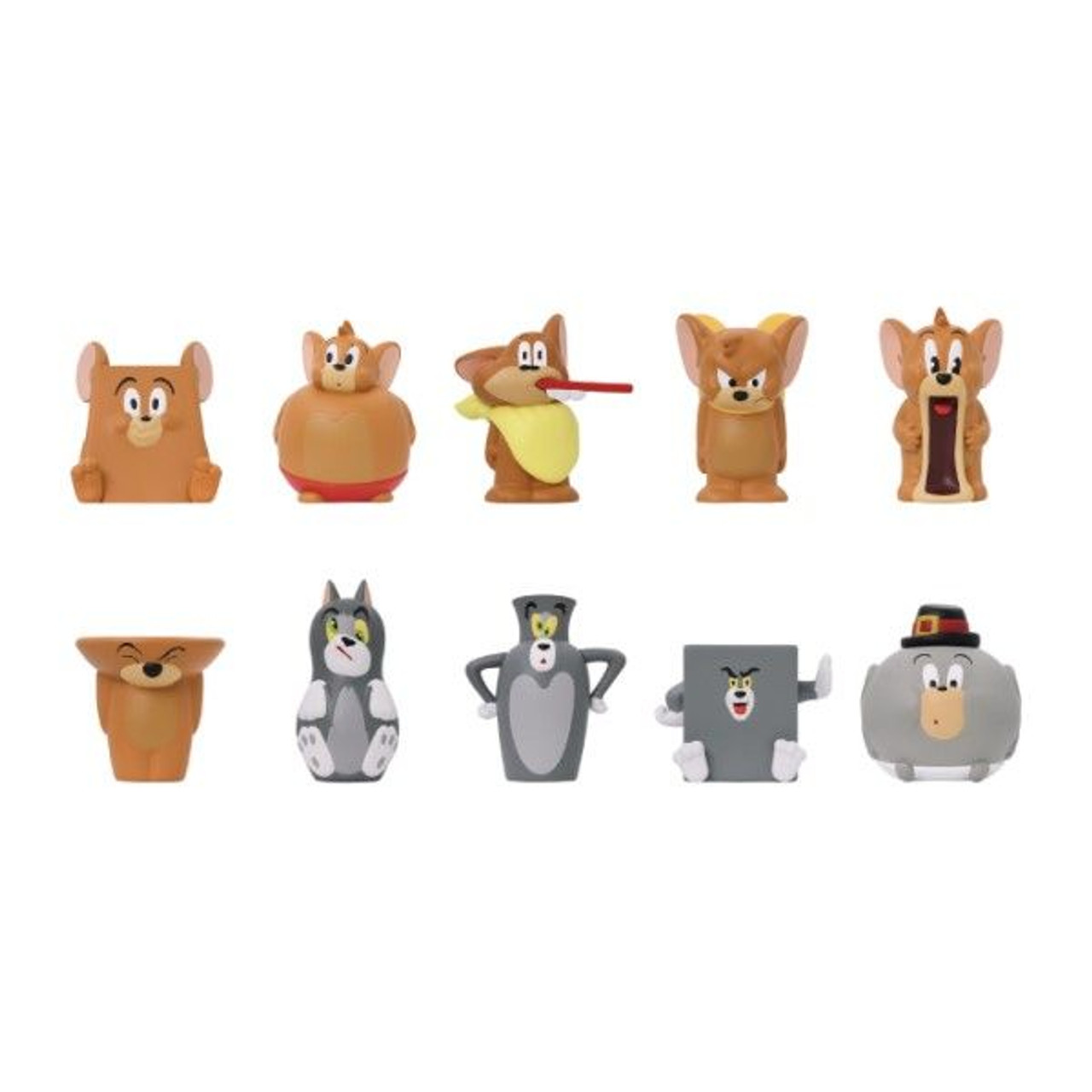 Tom&amp;Jerry 猫和老鼠｜搞怪表情摆件盲盒/全10种｜1枚入