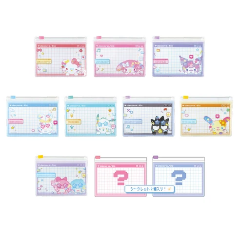 Sanrio｜Characters Secret Slide Pouch Decolatic mystery bag/blind box/All 10 types｜1pcs