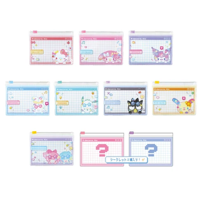 Sanrio｜Characters Secret Slide Pouch Decolatic mystery bag/blind box/All 10 types｜1pcs