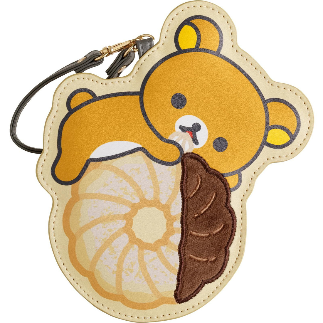 Rilakkuma｜Mister Donut Mascot Pass Case｜1.0 x 14.0 x 18.3cm approx.