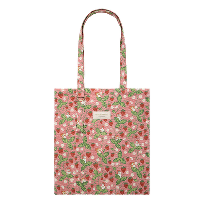 Mofusand｜Merci Strawberry Flat Tote bag｜H410 x W380mm approx.