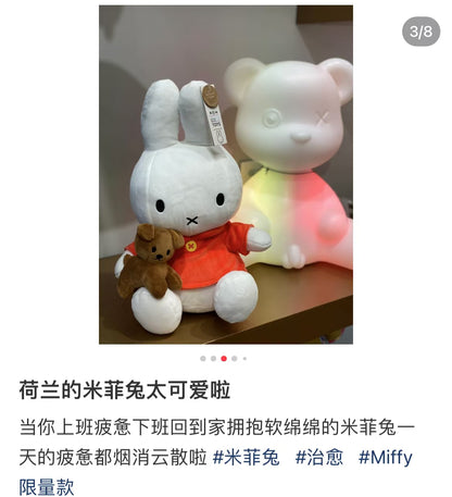 Miffy｜with Snuffy Sitting Plush Dolls/Plush Toy｜H33cm approx.
