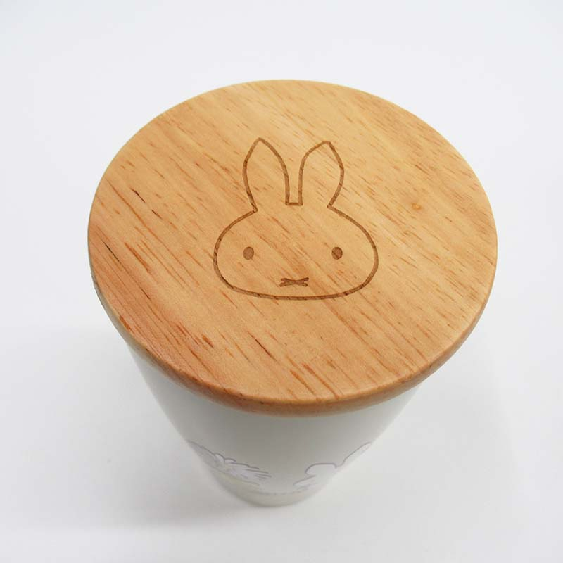 Miffy｜Tumbler with Wooden Lid｜350ml